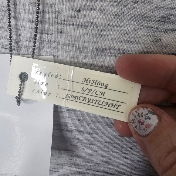 Cupio Blush Tee Shirt Dress Size Small Gray Stretchy Soft Loungewear - Picture 6 of 11